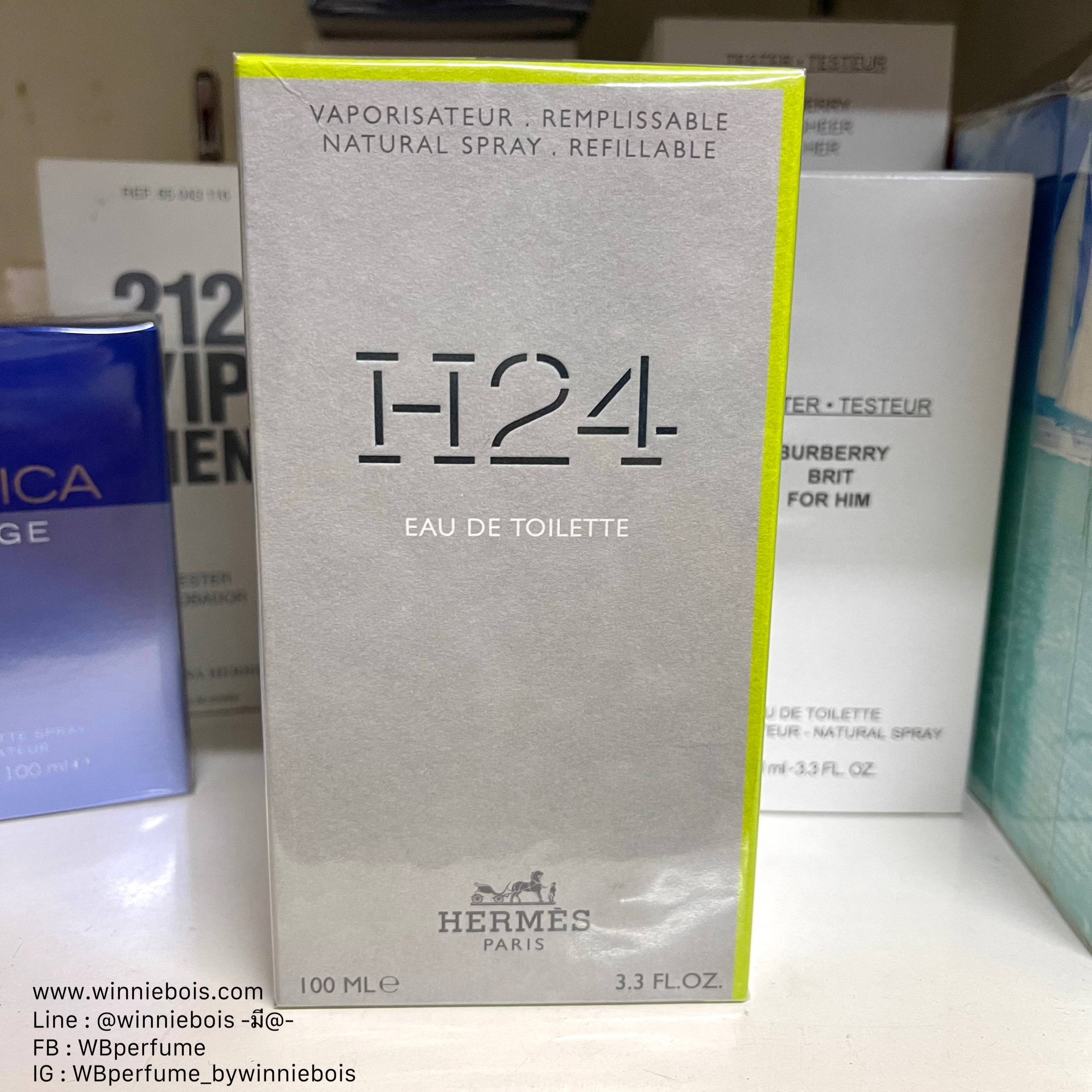 น้ำหอม แท้100% H24 Hermes for men EDT 100ml