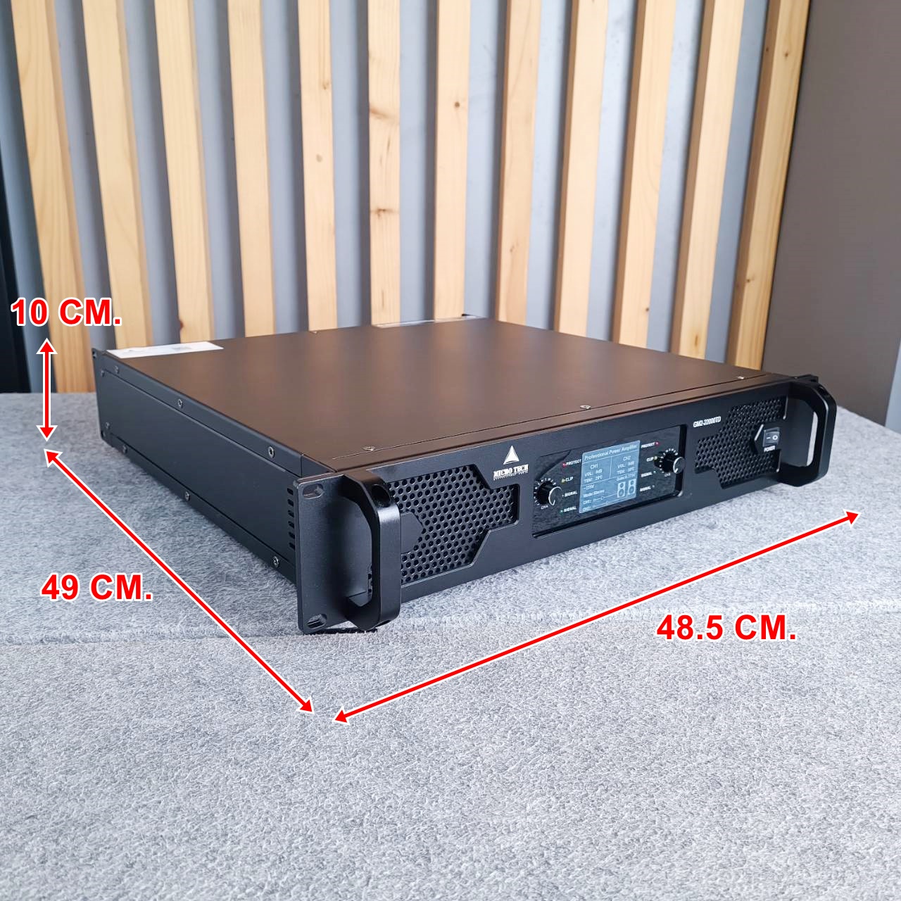 MICROTECH GM2-22000TD POWERAMP เพาเวอร์ แอมป์ ไมโครเทค รุ่น GM2 22000TD คลาส TD GM222000TD เอไอ-ไพศาล