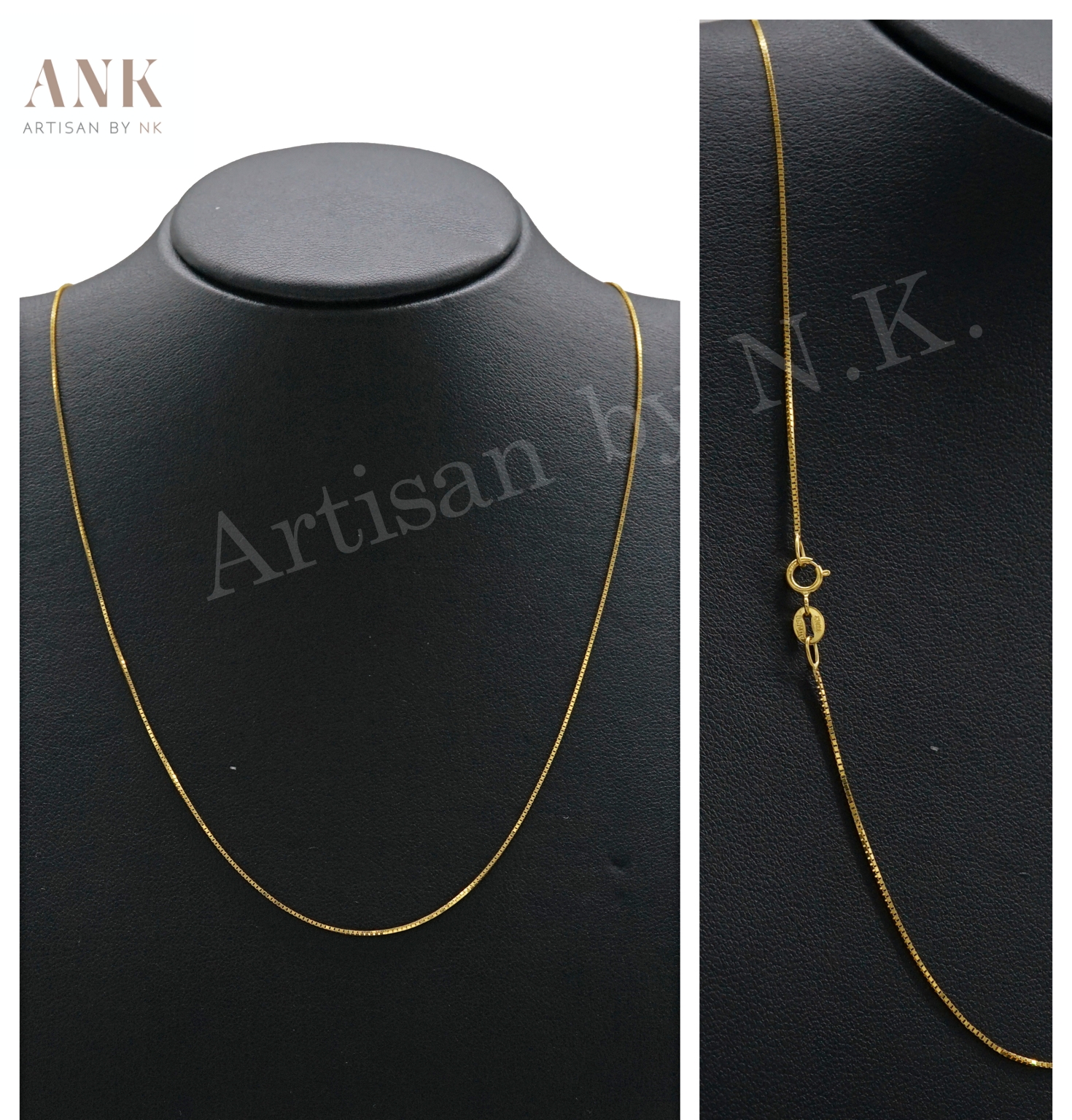 สร้อยอิตาลี่: สร้อยคอทองคำ18Kนำเข้าจากอิตาลี่ (18K Gold Necklace)