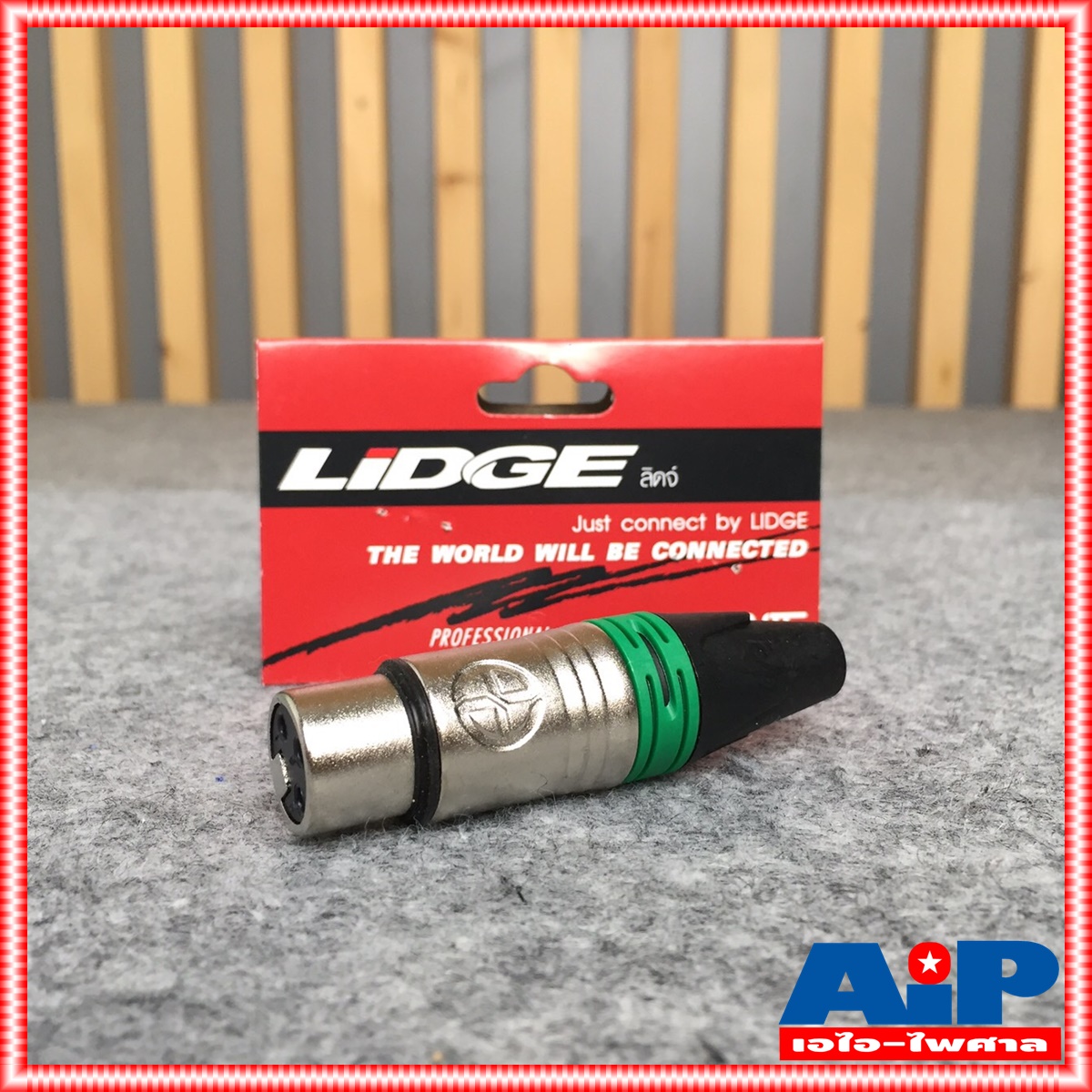 แจ๊ค XLR ตัวเมีย 3ขา LIDGE YM-001A / YM-001C มีให้เลือก 6สี ปลั๊ก XLR ตัวเมีย CANNON แคนนอน YM001A YM 001 A C