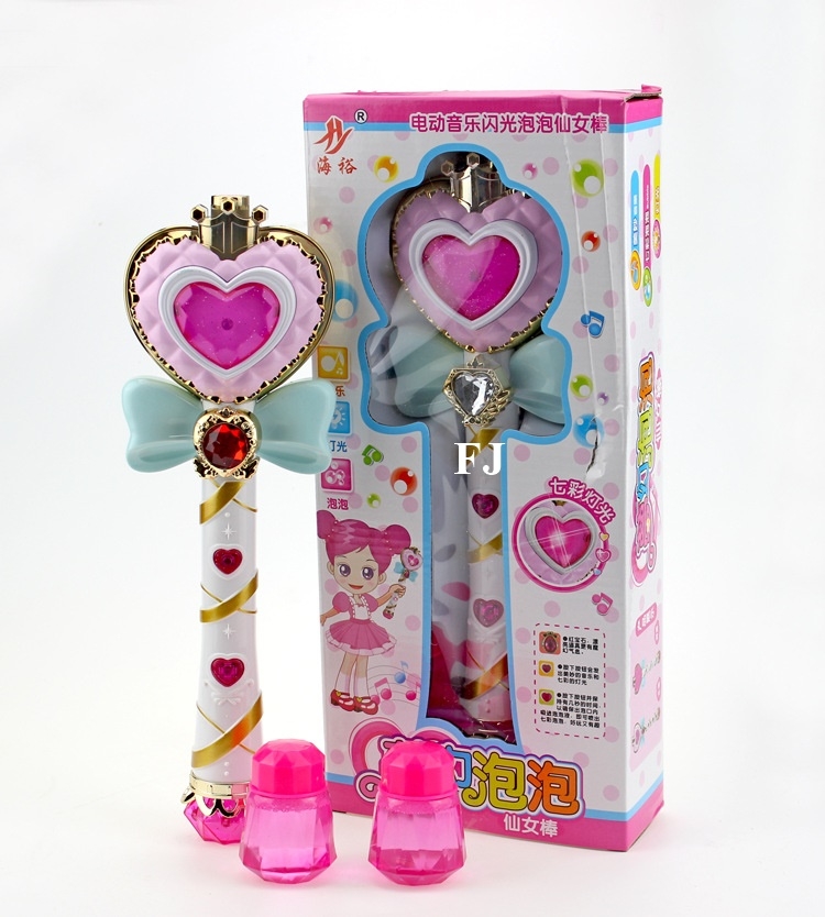 99088 ของเล่นคฑาเป่าฟองใส่ถ่านมีเสียงไฟ เป่าฟองใส่ถ่าน ของเล่นเป่าฟอง ปลีกชิ้นละ