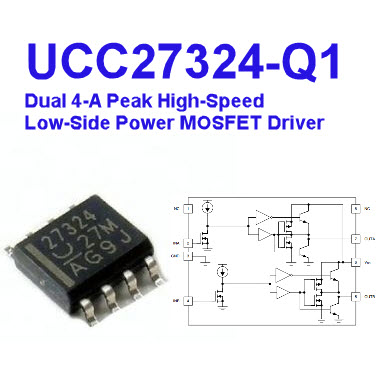 UCC27324 27324 Non-inverting 4-A/4-A dual-channel low side gate driver