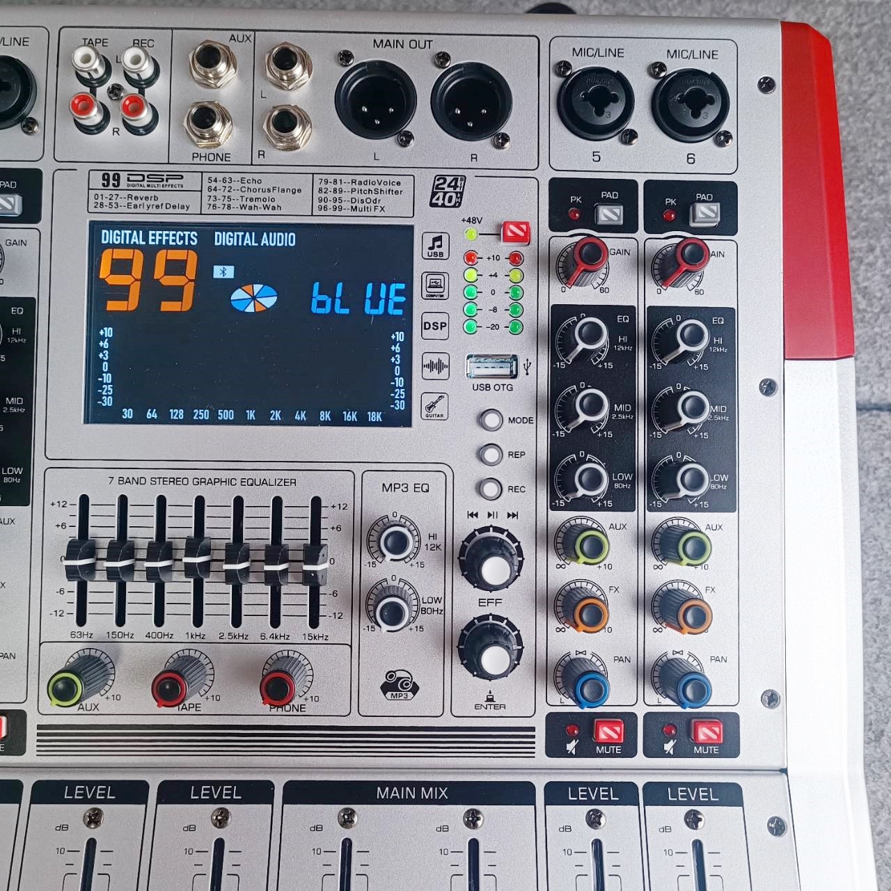 MYNPE VR-6PRO POWER MIXER เพาเวอร์มิกเซอร์ 6 แชลแนล 250 วัตต์ + 250 วัตต์ VR6PRO VR 6PRO เอไอ-ไพศาล