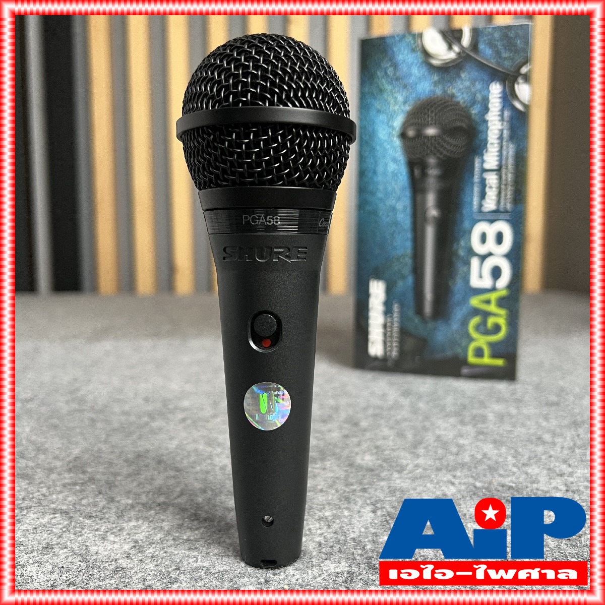 แท้มหาจักร* SHURE ไมโครโฟน รุ่น PGA58-LC PGA58 PGA-58 Dynamic Microphone ชัวร์ ไมค์ ไมค์สาย ไมค์ร้อง ไมค์พูด pga 58 lc +++