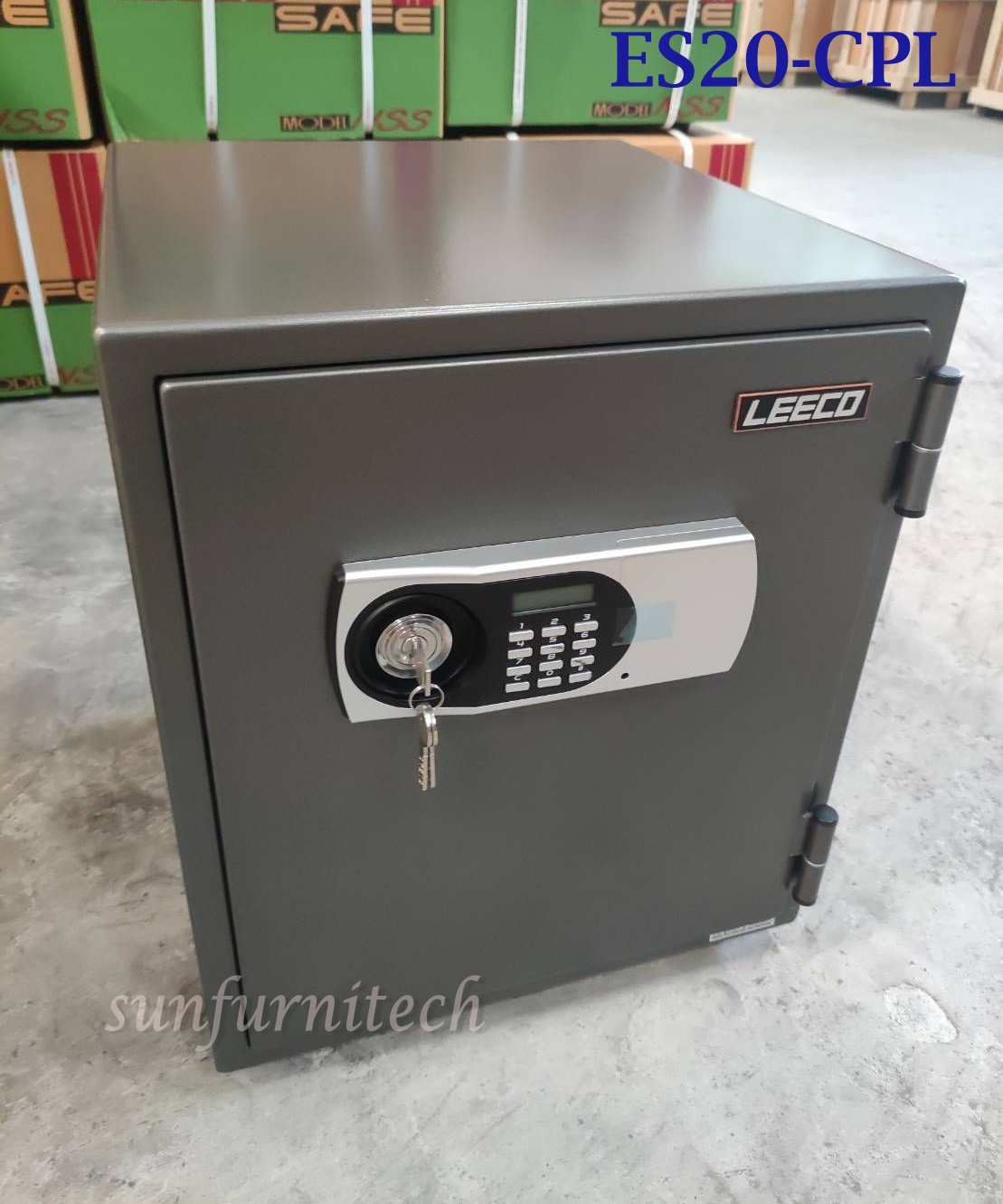 ตููู้เซฟนิรภัย แบบรหัสอิเล็คทรอนิค น้ำหนัก 70 กก. LEECO (ลีโก้) รุ่น ES-20CPL