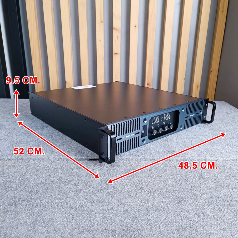MICROTECH MT-M13X poweramp 4CH กำลังขับ 4 x 1300 วัตต์ ที่ 8 โอห์ม คลาส TD MT M13X ไมโคร เทค MTM13X เอไอ-ไพศาล