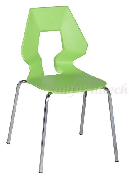 เก้าอี้อเนกประสงค์, เก้าอี้พลาสติก, เก้าอี้แฟชั่น, เก้าอี้โมเดิร์น, เก้าอี้โรงหาร, เก้าอี้ร้านอาหาร พนักพิงรูแชมเปญ VC รุ่น VC-821