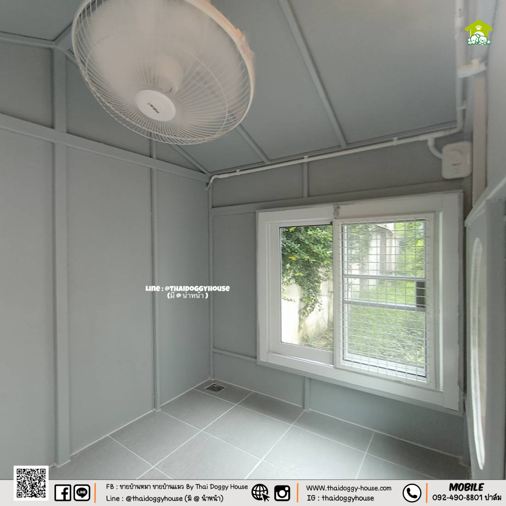 🏡🤎 "𝐌𝐔𝐉𝐈 𝐒𝐓𝐘𝐋𝐄 " 🤎🏡บ้านหมา บ้านแมว บ้านสัตว์เลี้ยง ตะแกรงเหล็ก มุ้งลวดทุกหลัง By Thai Doggy House #รองรับการติดแอร์ ❄️