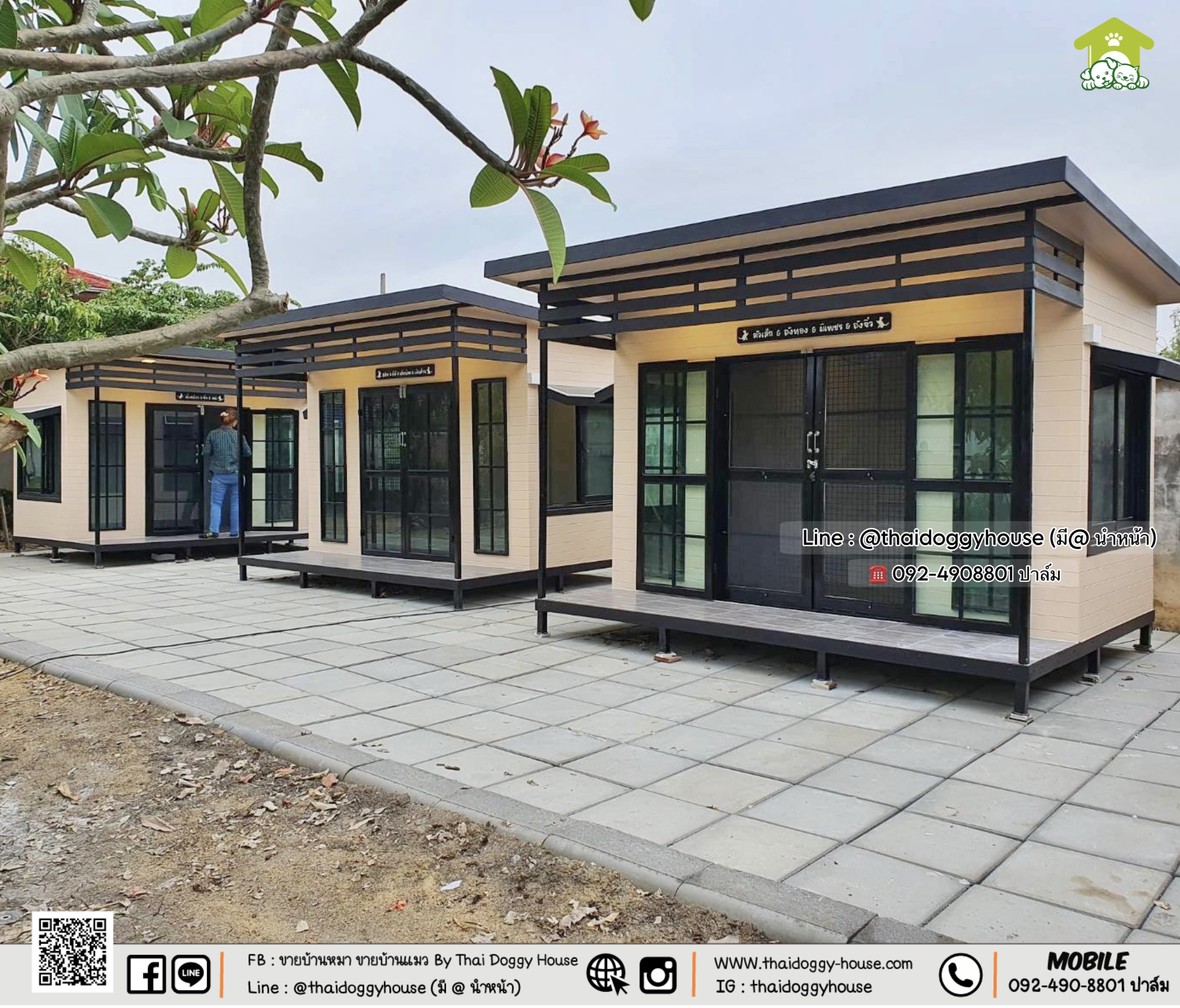 บ้านหมา บ้านแมว บ้านสัตว์เลี้ยง 𝐓𝐡𝐚𝐢 𝐝𝐨𝐠𝐠𝐲 𝐡𝐨𝐮𝐬𝐞 แบบบ้าน 𝐌𝐨𝐝𝐞𝐫𝐧 𝐒𝐭𝐲le