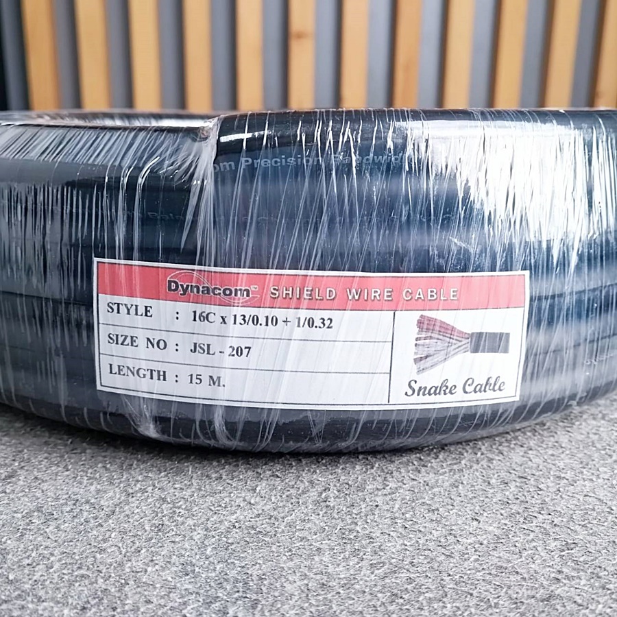 ขด15เมตร DYNACOM JSL-207 สายมัลติคอร์ 16คอร์ สายสัญญาณเสียง สาย16คอร์ JSL207 JSL 207 Multicore Cable เอไอ-ไพศาล