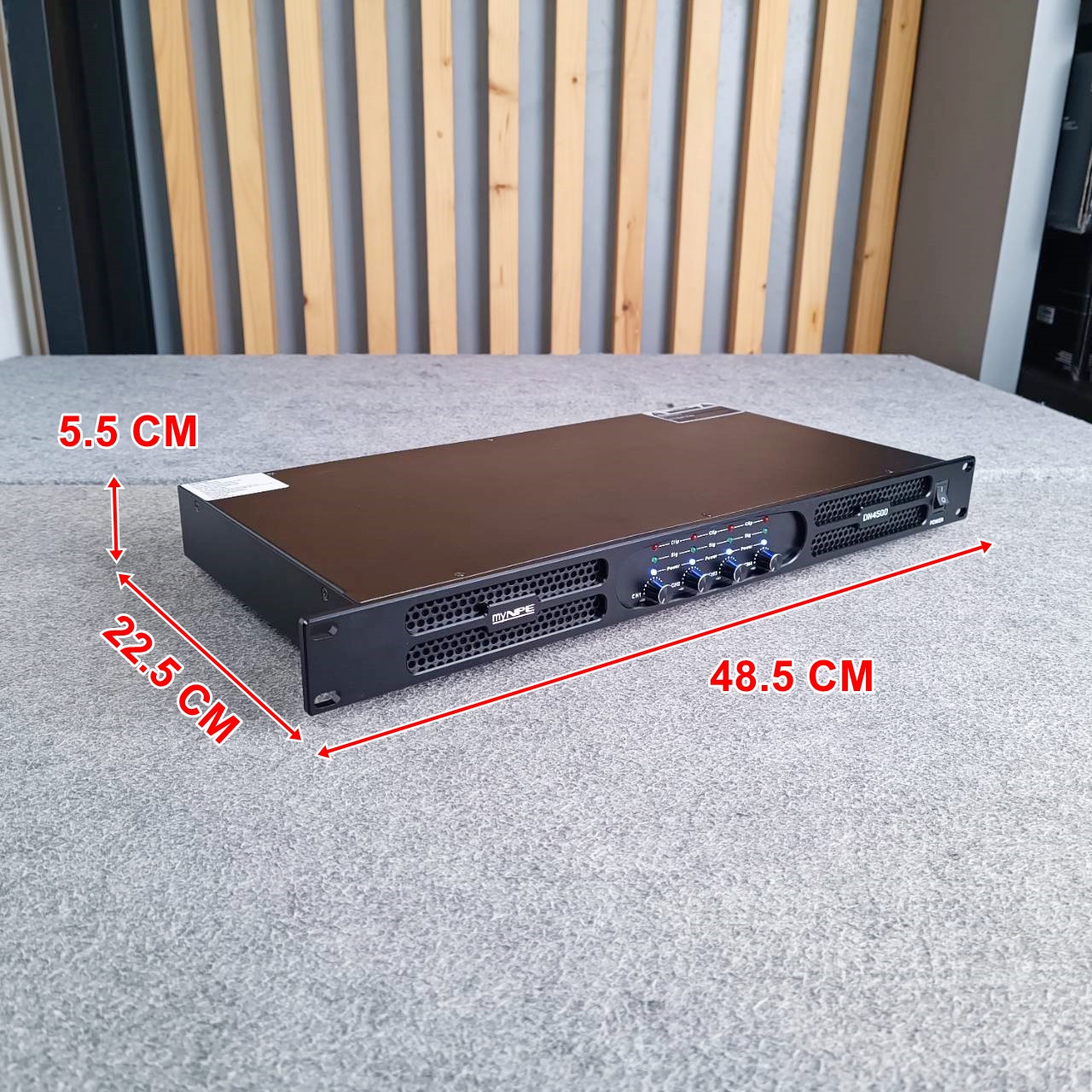 MYNPE DN-4500 poweramp 1U 4 ชาแนล เพาเวอร์แอมป์ เครื่องขยายเสียง Power Amplifier MY NPE DN 4500 DN4500 เอไอ-ไพศาล