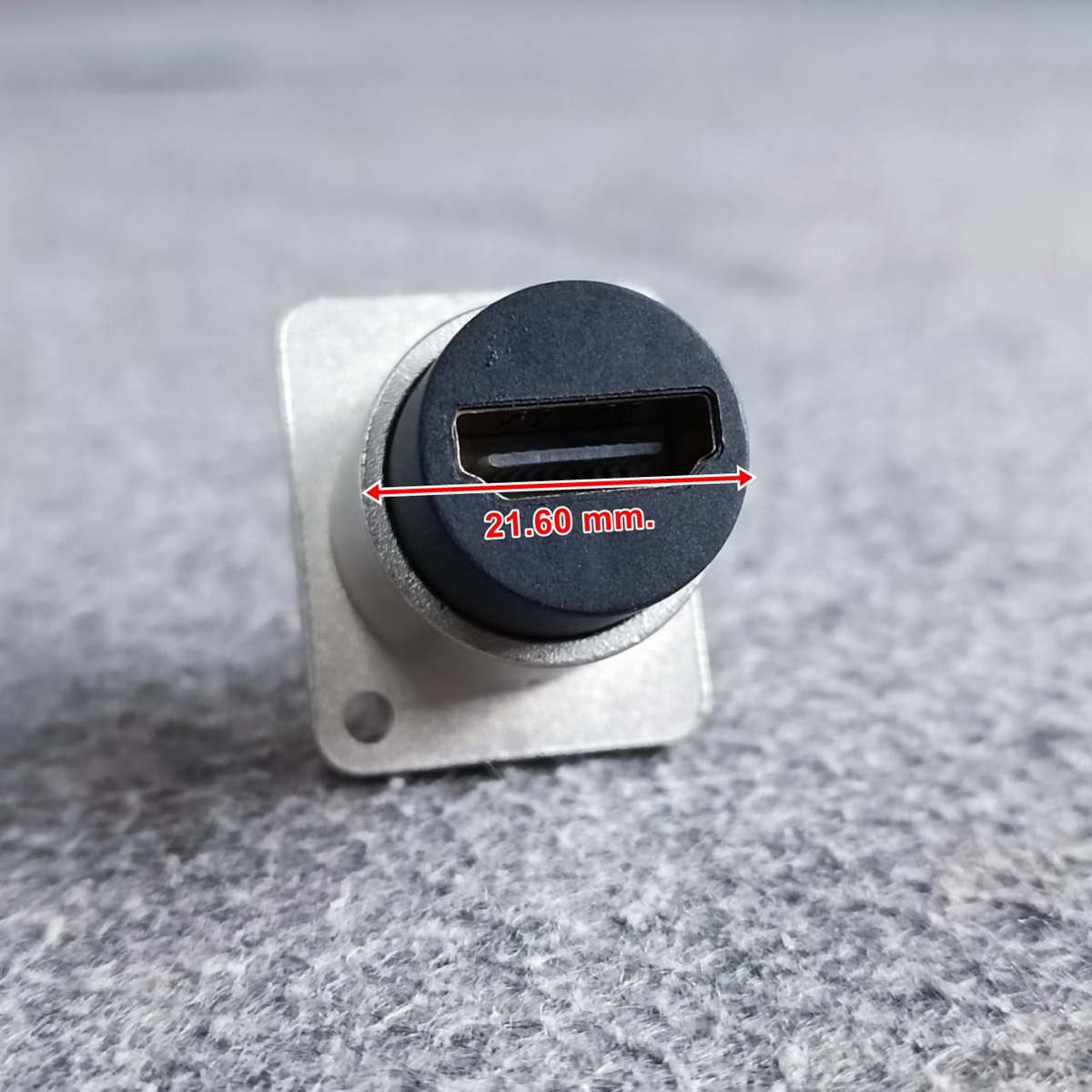 Amphenol AC-HDMI-RR HDMI ติดแท่น HDMI D-type Socket สำหรับยึดเพลท คอนเน็คเตอร์ HDMI ติดแท่น คุณภาพสูง เอไอ-ไพศาล