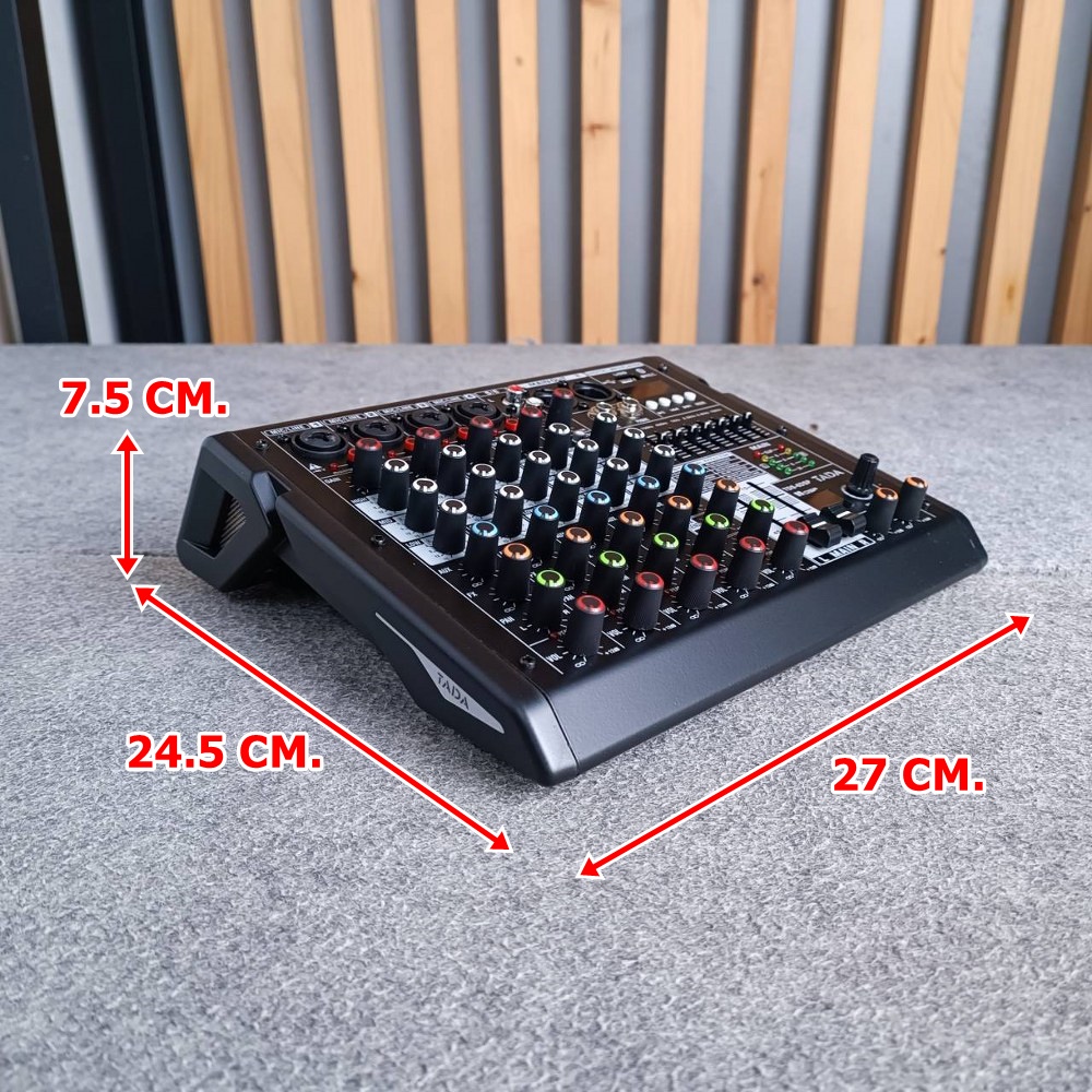 TADA TDS-6 DSP MIXER มิกเซอร์อนาล็อก เครื่องผสมสัญญาณเสียง เครื่องเสียง ธาดา TA DA TDS 6 TDS6 เอไอ-ไพศาล