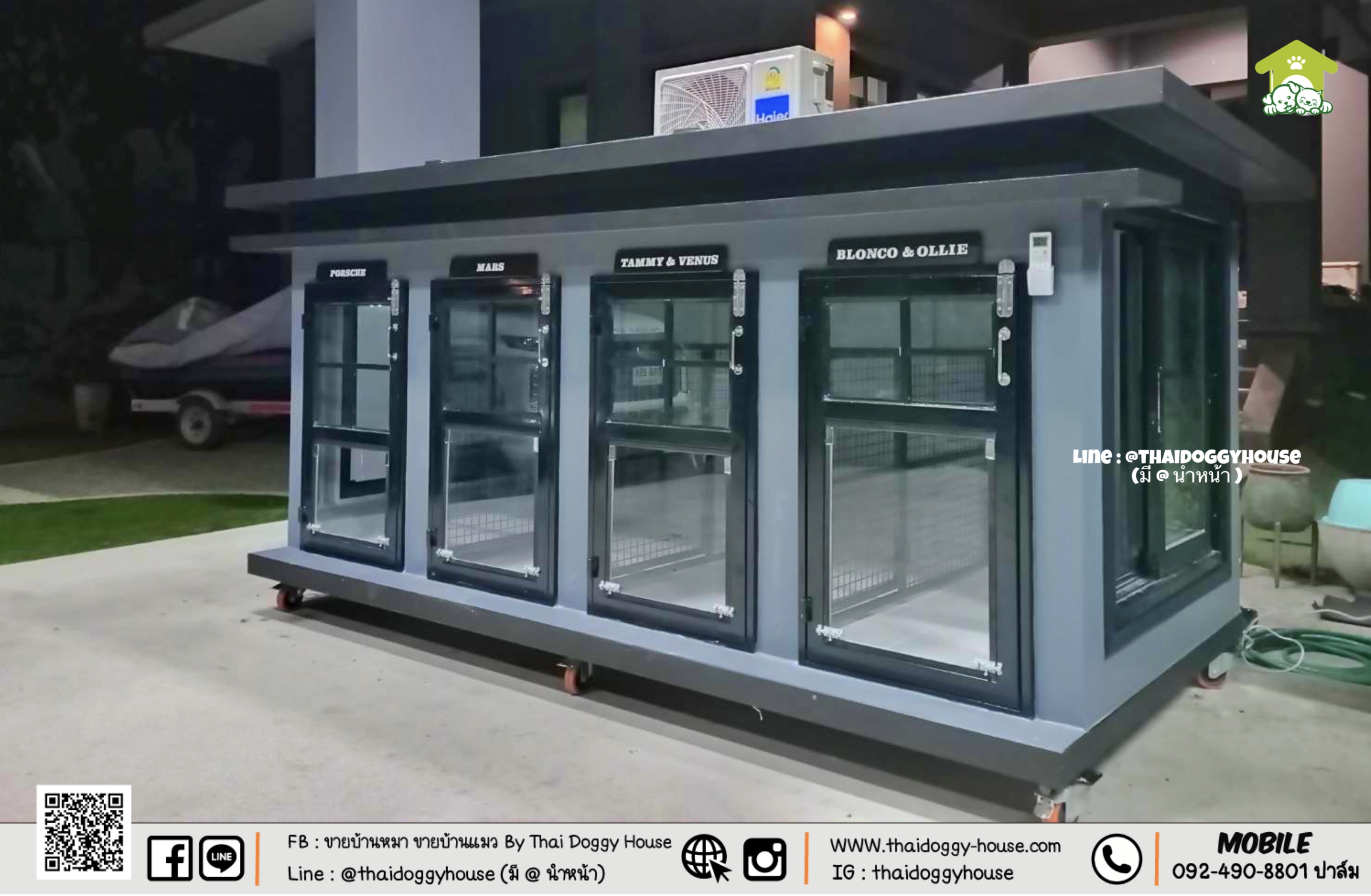 บ้านหมา บ้านแมว " 𝐁𝐎𝐗 𝐒𝐓𝐘𝐋𝐄 𝐁𝐘 𝐓𝐇𝐀𝐈 𝐃𝐎𝐆𝐆𝐘 𝐇𝐎𝐔𝐒𝐄 " &#x