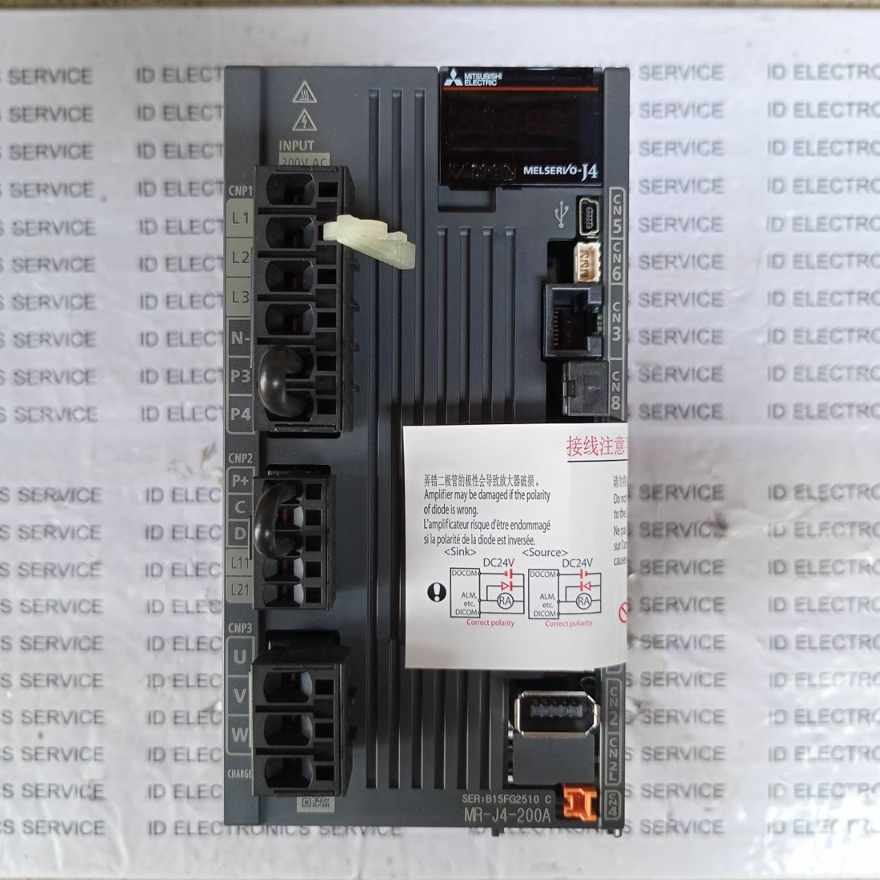 MR-J4-200A SERVO DRIVE"MITSUBISHI"