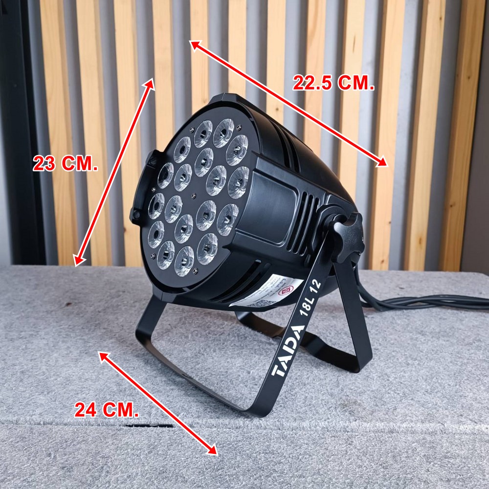 TADA 18L12W ไฟพาร์ PAR RGBW โคมพาร์ ไฟพาร์ LED TA DA ดวงไฟ 18 ดวง 18L-12W 18L 12W เอไอ-ไพศาล