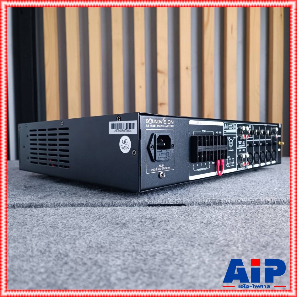 SOUNDVISION SA-150BT powermixer +++ เพาเวอร์มิกเซอร์ระบบประกาศ แอมพลิฟายเออร์ มิกเซอร์ เพาเวอร์มิกเซอร์ SA 150BT SA150BT เอไอ-ไพศาล