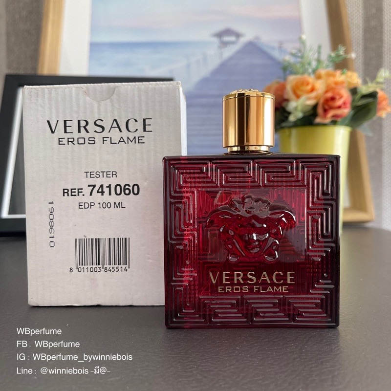 น้ำหอมแท้100% VERSACE Eros Flame Edp ขนาด 100 มล. TESTER