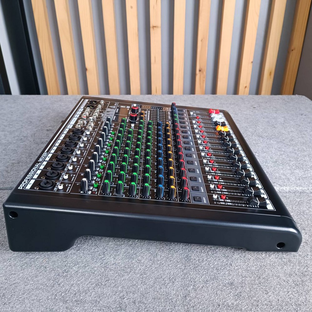 MICROTECH HK-12 MIXER แถมฟรี ปีกยึดRACK ไมโครเทค USB บลูทูธ MP3 มิกเซอร์อนาล็อก 12 ช่อง เอฟเฟคแท้ HK 12 HK12 เอไอ-ไพศาล