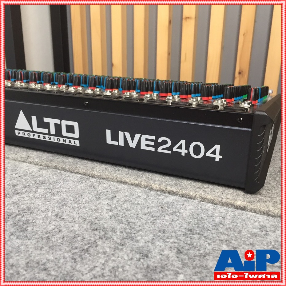 ALTO LIVE-2404 MIXER เครื่องแต่งเสียง เครื่องปรับแต่งเสียง เครื่องเสียง มิกเชอร์ มิกซ์ LIVE 2404 LIVE2404 เอไอ-ไพศาล