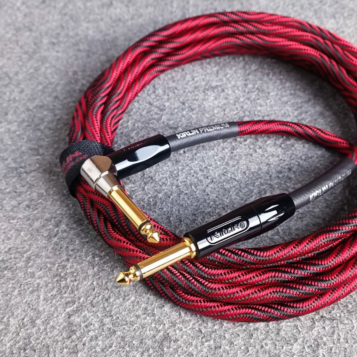 3เมตร(1เส้น) KIRLIN IWB-202BFGL สายกีต้าร์ 3เมตร มี3สีให้เลือก สีดำ / ม่วง / แดง สายแจ็คกีต้าร์ 20AWG สายไมค์หัวท้าย สายสัญญาณสำเร็จรูป เอไอ-ไพศาล