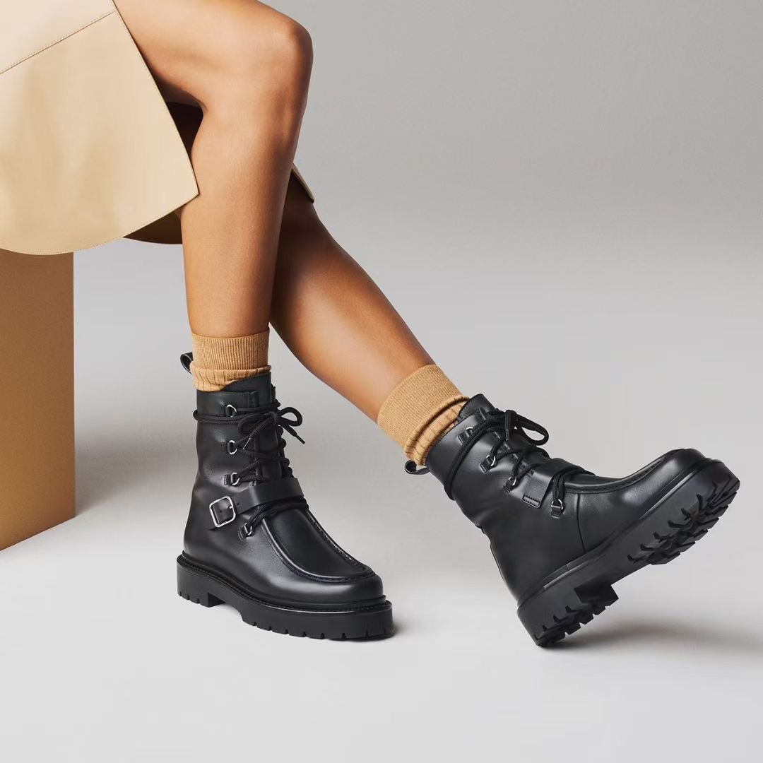 **do** รองเท้าหนังแท้ Hermes Land ankle boot มีไซส์ 35-39 สินค้าใหม่ ของแท้
