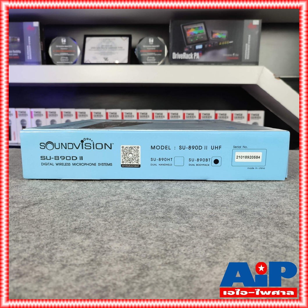 SOUNDVISION SU-890D-II/BT (LV-X) ไมค์ลอยหนีบคู่ ย่าน UHF SU 890 D II/BT SU890D II/BT SU 890DII/BT SU890DII/BT เอไอ-ไพศาล
