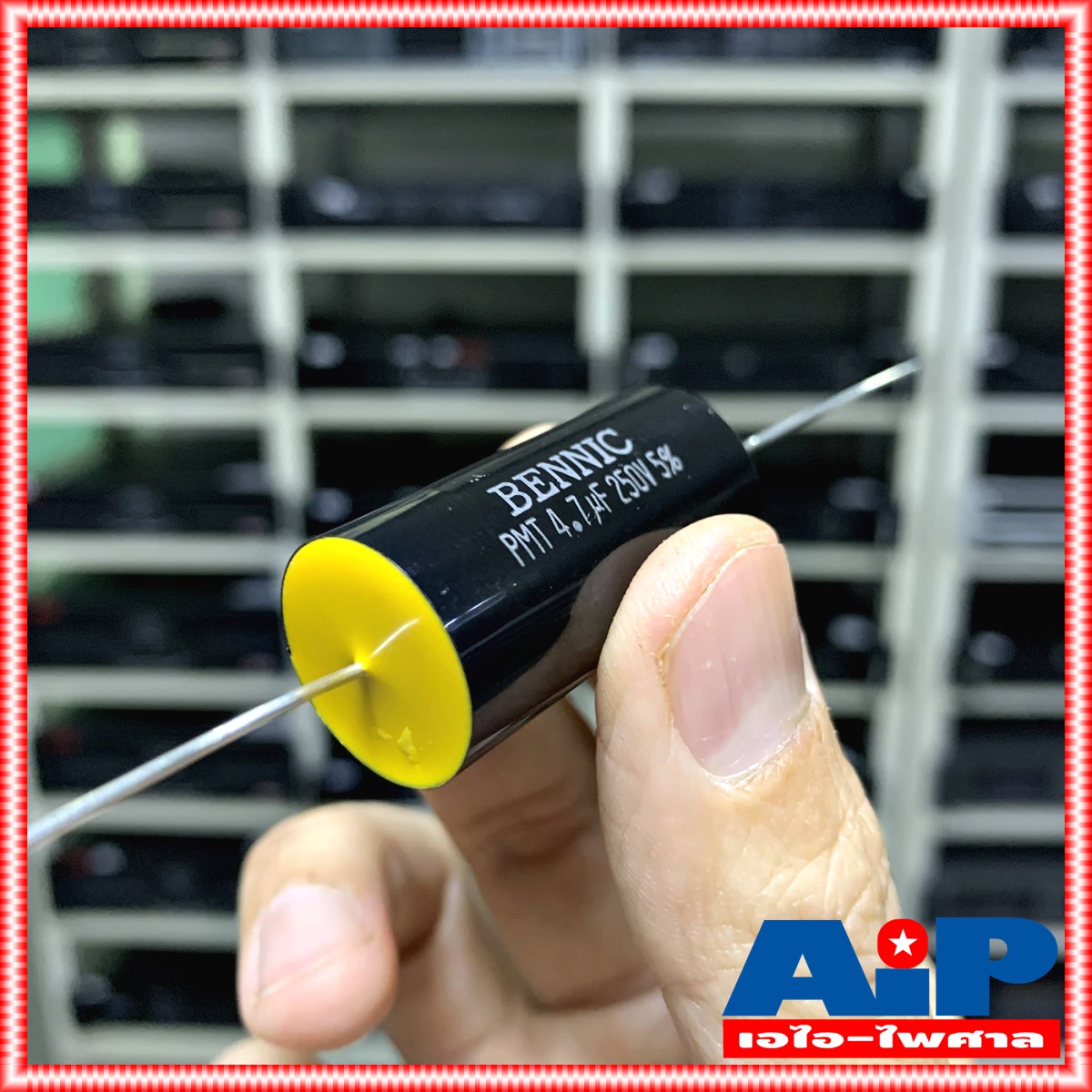 C 4.7/250VDC PMT (MPT) BENNIC สีดำ c ใส่ลำโพง cเสียงแหลม คาปา เสียงแหลม ลำโพง C เสียงแหลม คอนเดนเซอร์ 4.7UF /250VDC