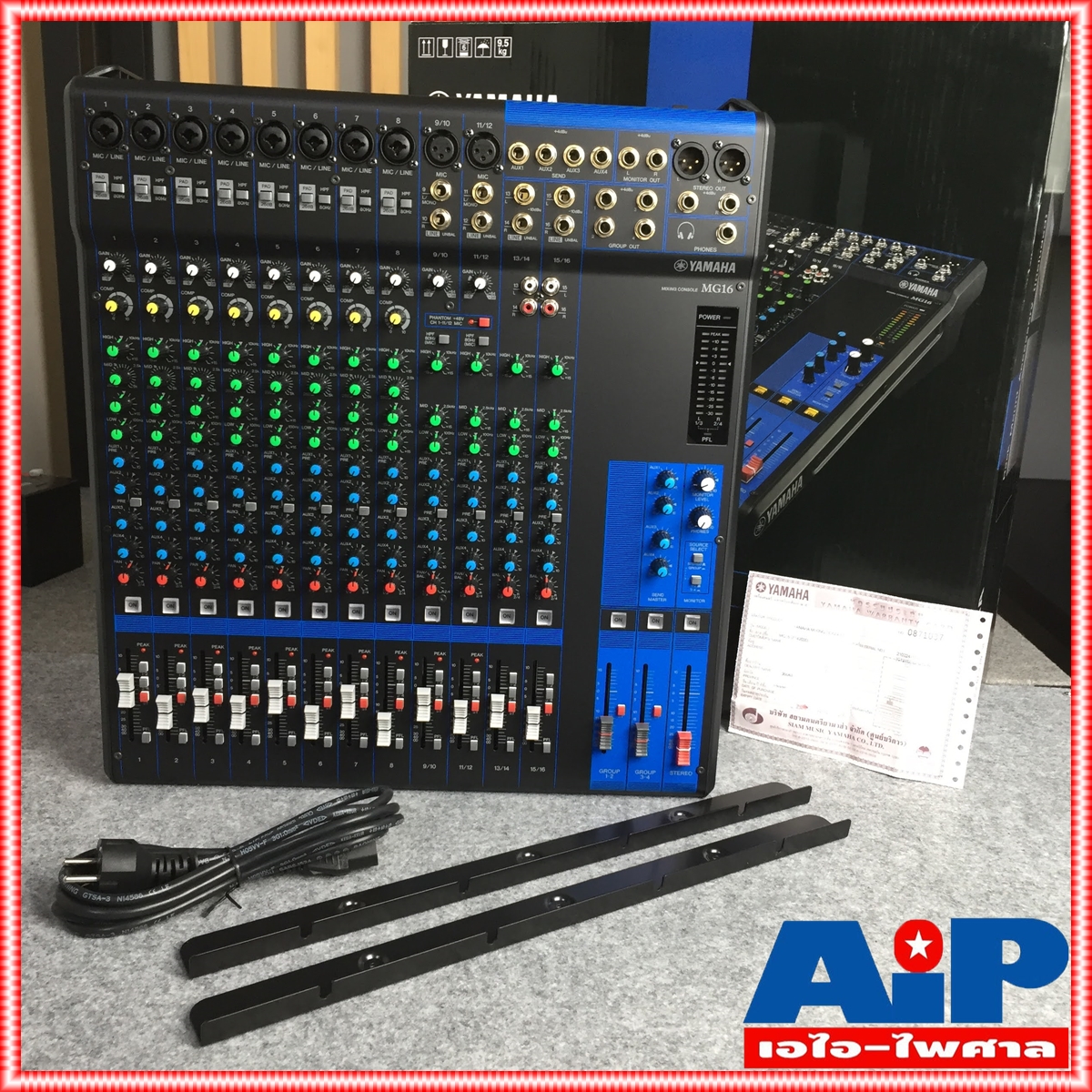 YAMAHA MG-16 MIXER มิกซ์ มิกเซอร์ มิกซ์YAMAHA เครื่องเสียง เครื่องปรับแต่งเสียง MIX เอไอ-ไพศาล +++
