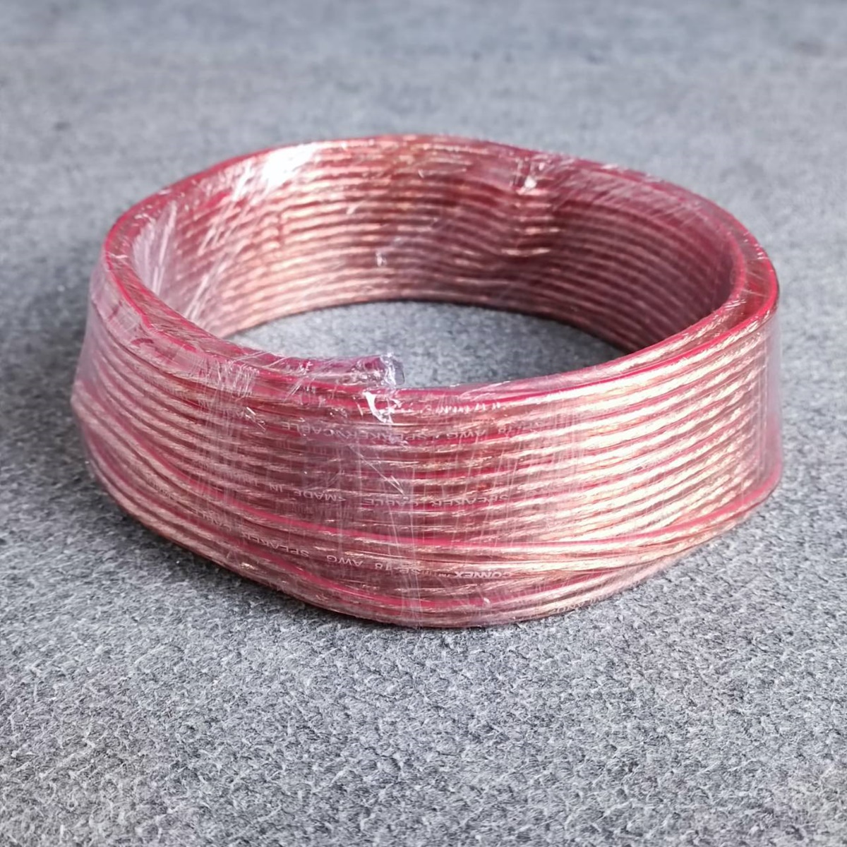 ขด10เมตร CONNEX SP-18AWG 2x1 mm สายลำโพงใส สายลำโพง 18awg สายต่อลำโพง ผลิตใน ประเทศไทย เอไอ-ไพศาล