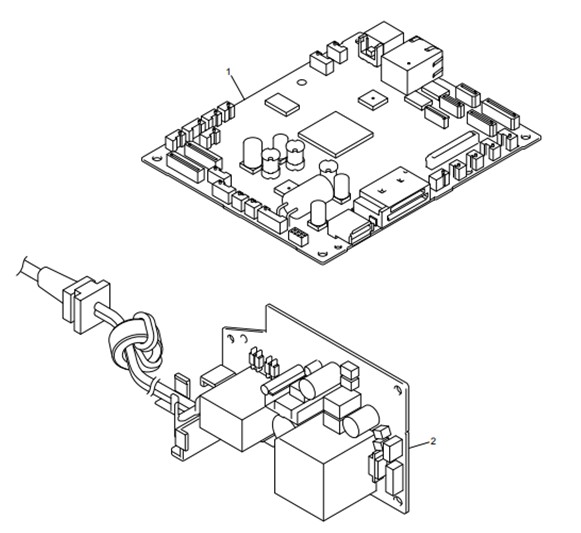 PS PCB UNIT M13 220 (บอร์ดจ่ายไฟ) BROTHER MFC-J3520 "ตำแหน่งที่ 2"