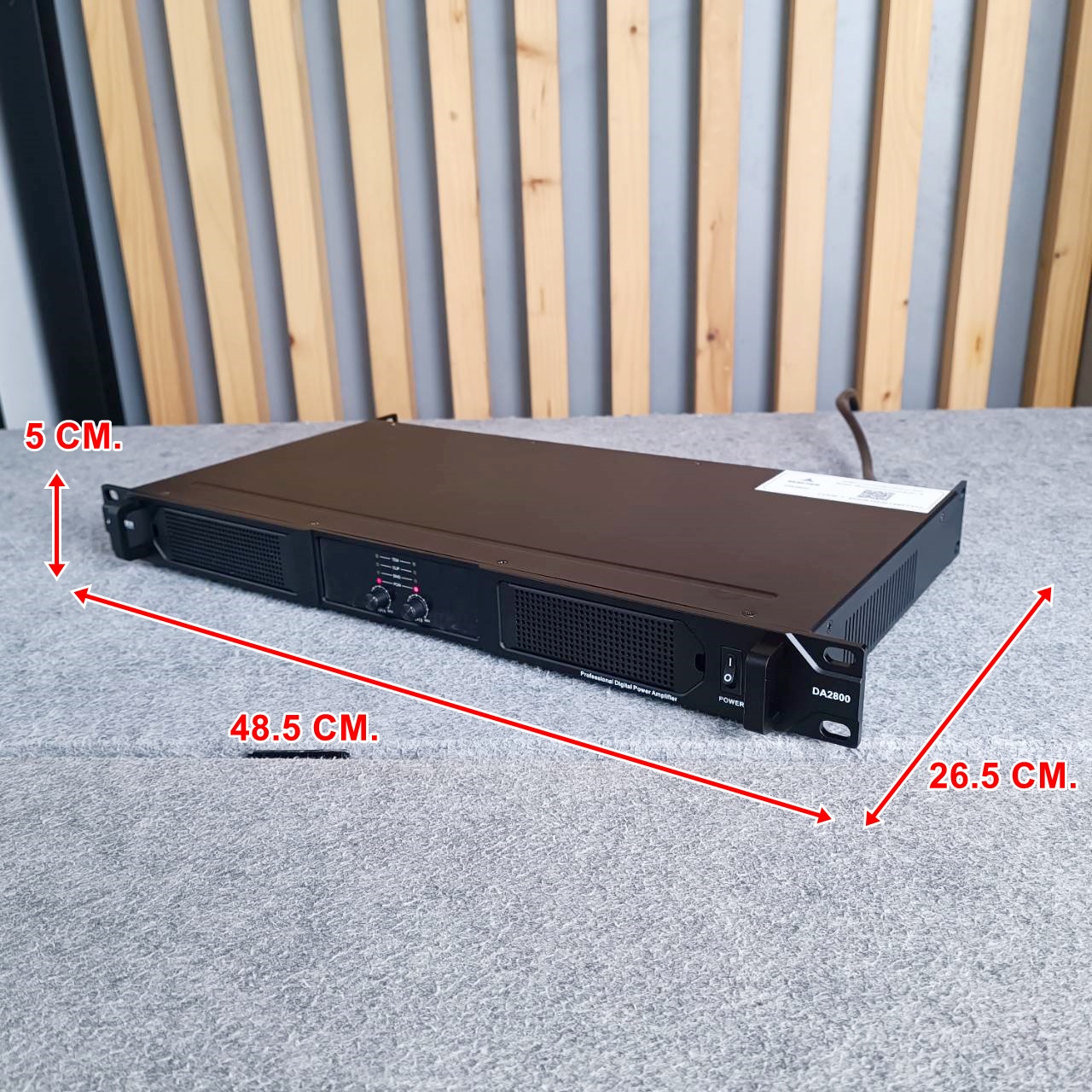 MICROTECH DA-2800 poweramp 2CH เพาเวอร์แอมป์ MICRO TECH DA 2800 เครื่องขยายเสียง DA2800 เอไอ-ไพศาล