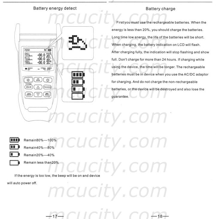 EPN70 (EPN80N) PON Optical Power Meter Cable Tester Measurement Tools