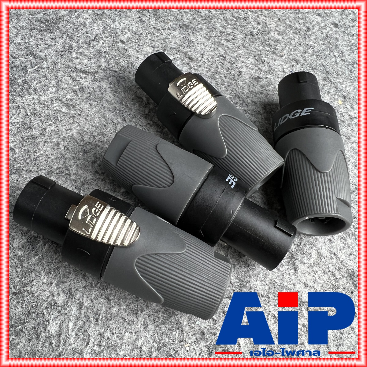 แพ็ค4ตัว Lidge YM-122A speakon สีดำ สเปคคอน ตัวผู้ แจ็คสเปคคอน YM 122 A สเปคคอนตัวผู้ สเปคคอนตู้ลำโพง YM122 เอไอ-ไพศาล