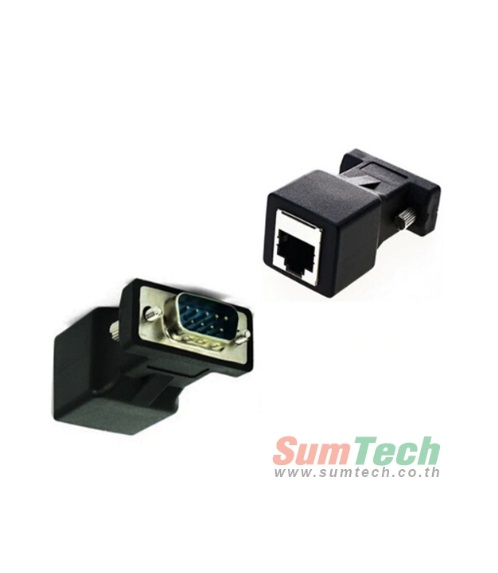 RJ45 female to DB9 male