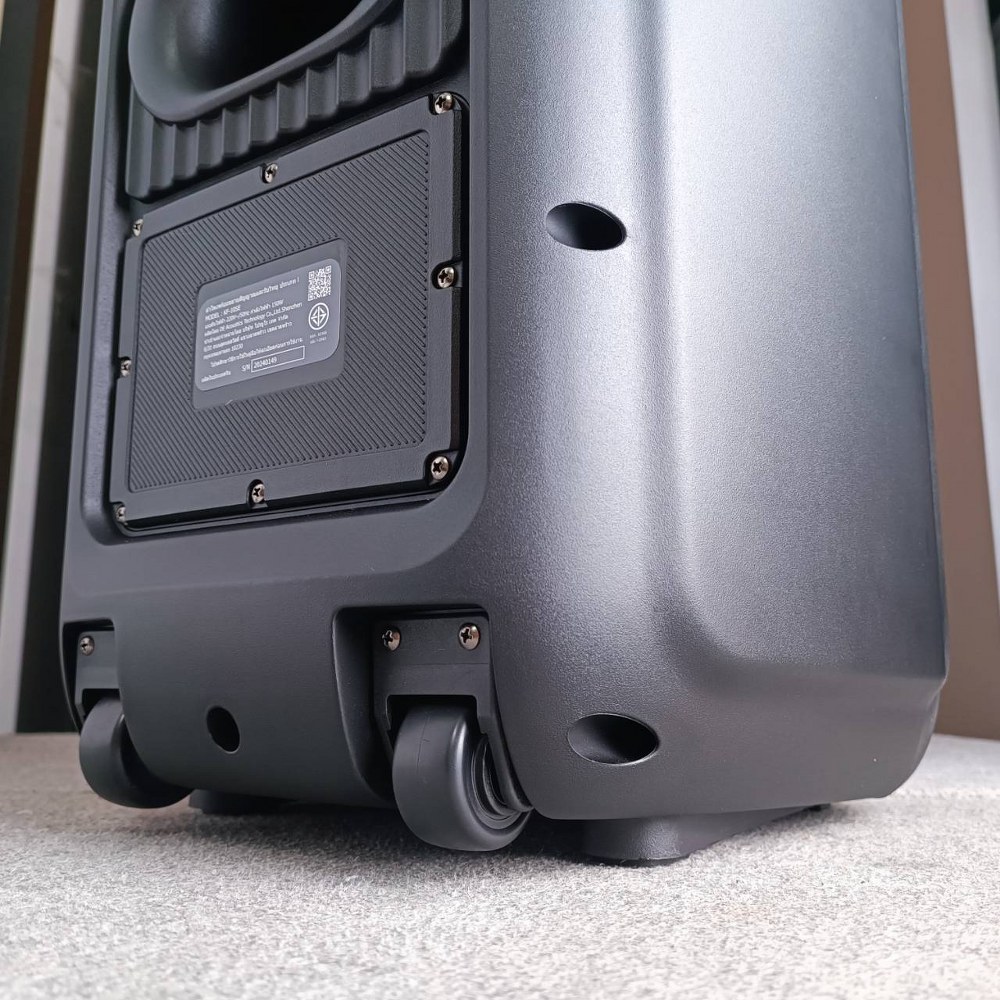 PROEUROTECH KF-10SE ตู้ลำโพง PARTY 10นิ้วx2 พร้อมไมค์ลอย KF 10SE KF10SE ลำโพงล้อลาก+ไมค์ลอย ตู้ลำโพงมีแอมป์ในตัว 10นิ้ว 2ทาง มีไฟกระพริบตามเสียงเพลง PROEURO TECH เอไอ-ไพศาล