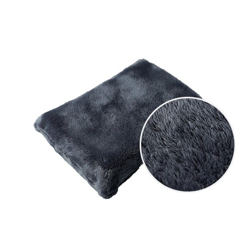 GLOSSBRO Supreme Wash Pad Gray (22x15x5cm) ฟองน้ำล้างรถหุ้มไมโครไฟเบอร์เกรดพรีเมียม
