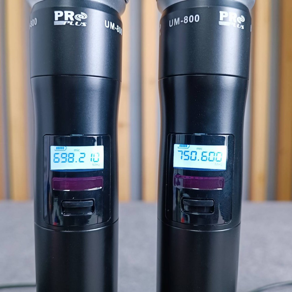PROPLUS UM-800 ไมค์ลอยคู่ UHF (ออกมาทดแทน XM-111) จูนคลื่น ย้ายเสา ความถี่ใหม่ โปรพลัส UM 800 UM800 ไมค์ลอย ไมค์โครโฟน ไร้สาย ไมค์คาราโอเกะ เอไอ-ไพศาล +++