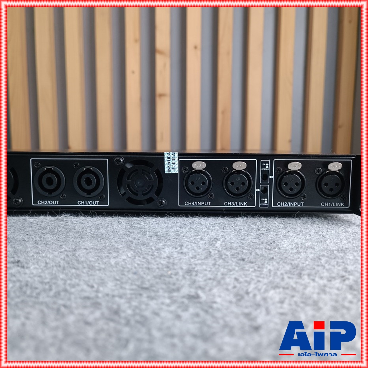 PROEUROTECH D-4450 POWERAMP 1U 4CH เพาเวอร์แอมป์ Class D 4 แชนแนล ขนาด 1 U น้ำหนักเบา PRO EUROTECH D4450 D 4450 POWER AMP โปรยูโรเทค เอไอ-ไพศาล