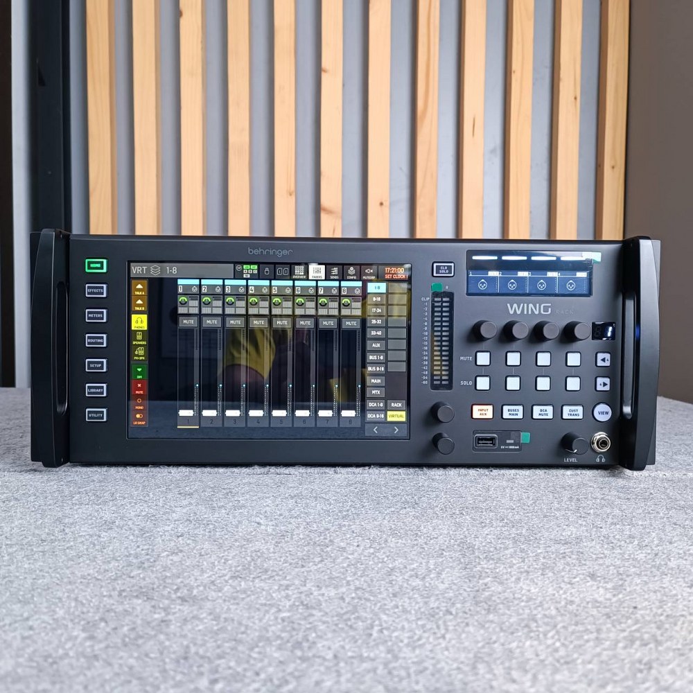 BEHRINGER WING RACK mixer สีดำ มิกเซอร์ดิจิตอลแร็ค 48 แชนแนล 28 บัส WING-RACK WINGRACK เอไอ-ไพศาล