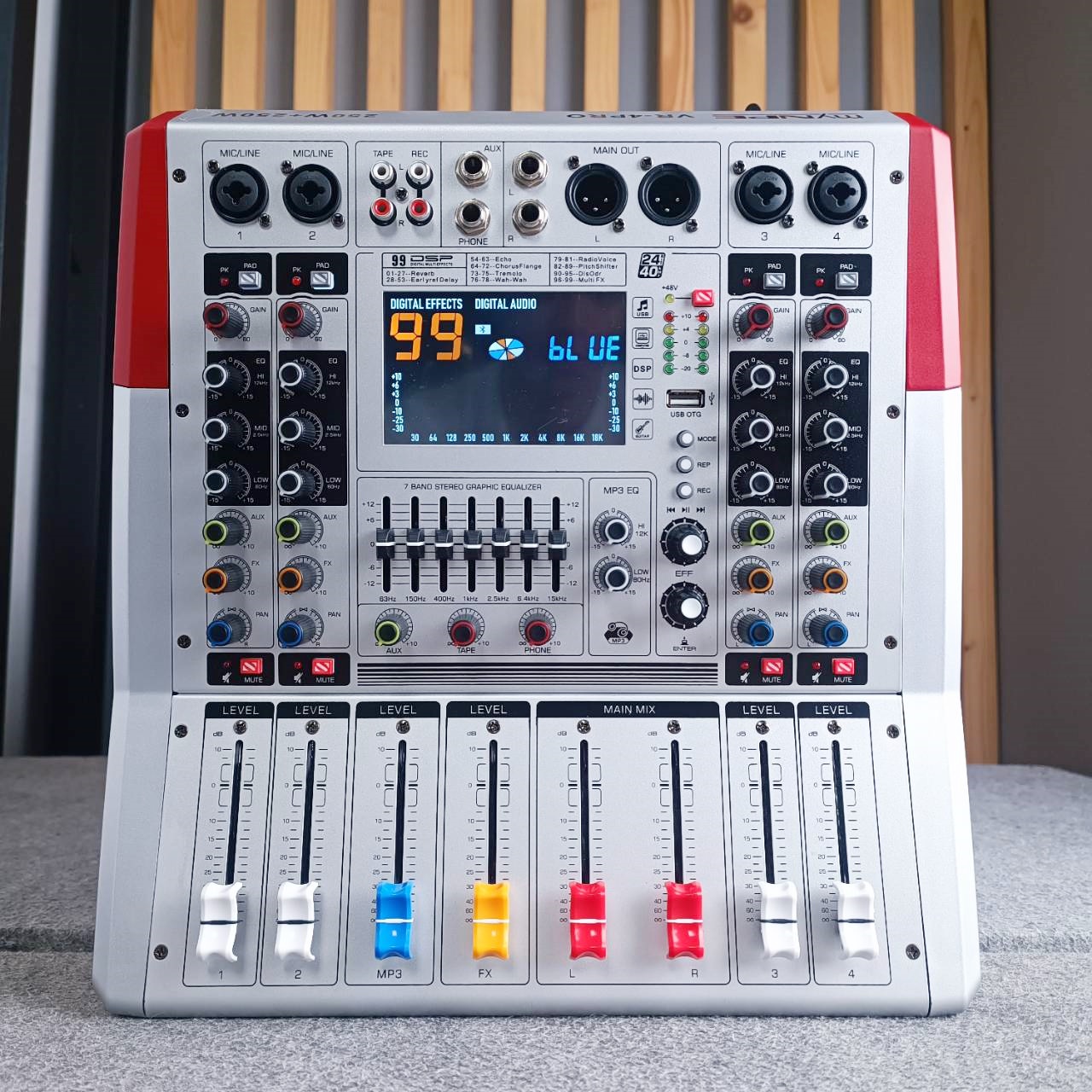 MYNPE VR-4PRO MIXER เพาเวอร์มิกเซอร์ 4 แชลแนล VR4PRO VR 4PRO เอไอ-ไพศาล