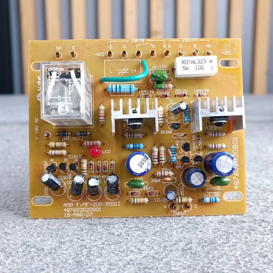 NPE KIT AMP FET/MOSFET-200-550II ปริ้นแอมป์ แผงวงจรขยายเสียง อะไหล่เพาเวอร์แอมป์ เอไอ-ไพศาล