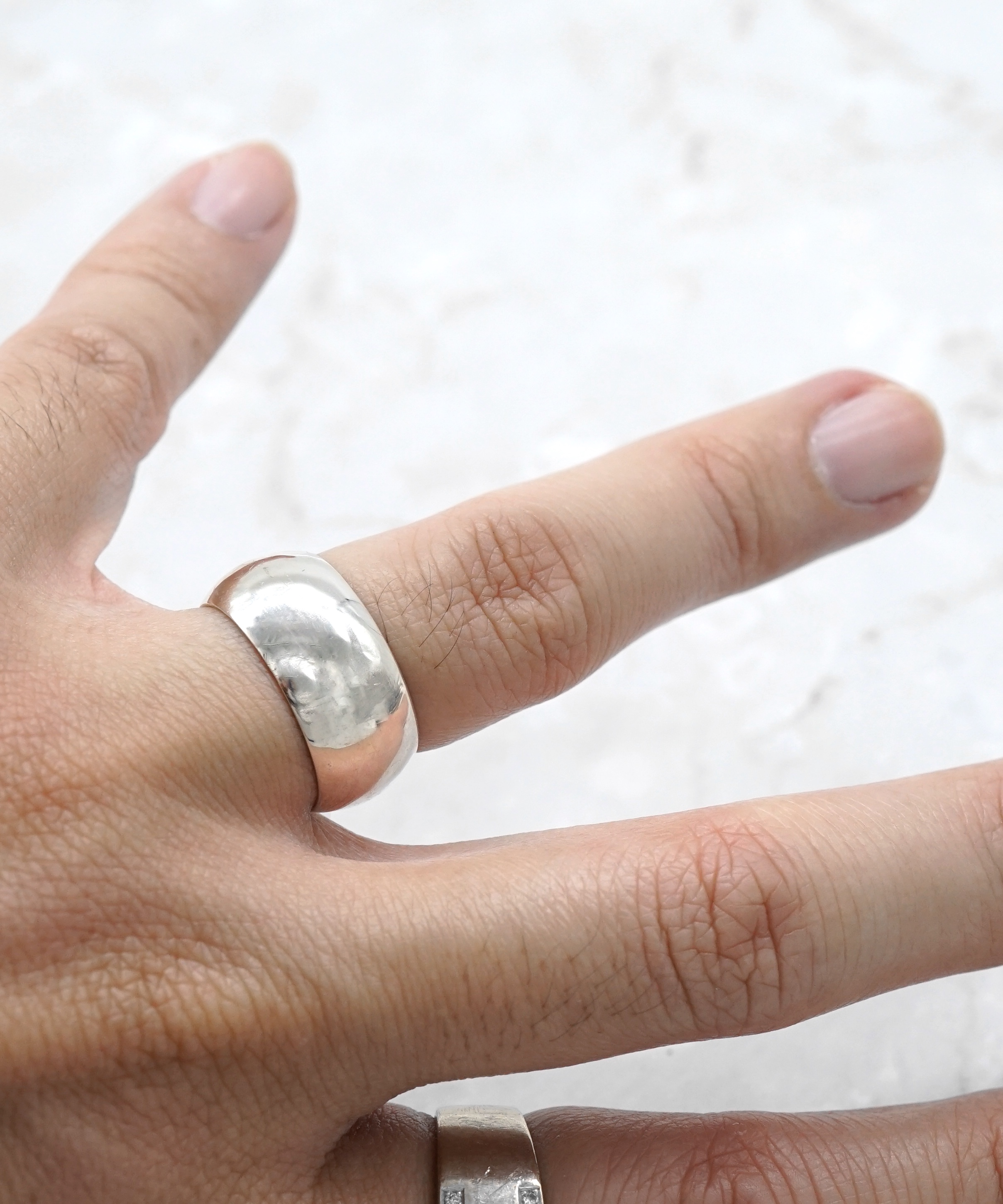 แหวนเงินเกลี้ยง หน้ากว้าง 10 มิลลิเมตร (Silver Plain Ring )