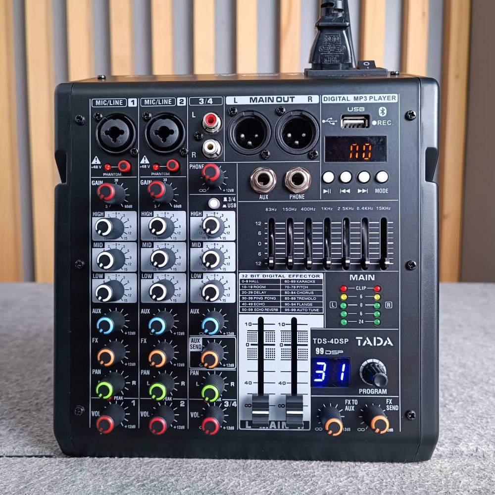 TADA TDS-4 DSP MIXER มิกเซอร์อนาล็อก เครื่องผสมสัญญาณเสียง เครื่องเสียง ธาดา TA DA TDS 4 TDS4 เอไอ-ไพศาล