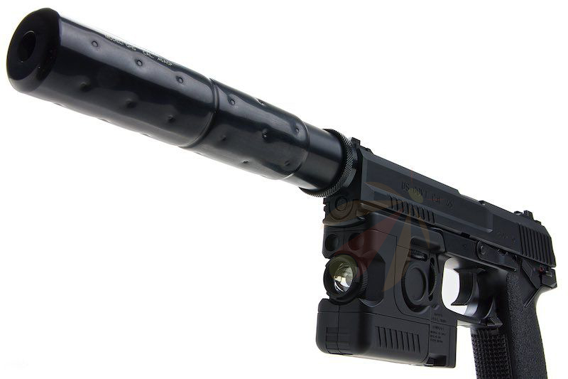 Tokyo Marui MK23 Airsoft SOCOM Fixed Slide Full Set Green Gas Pistol (TM-MK23SET01)