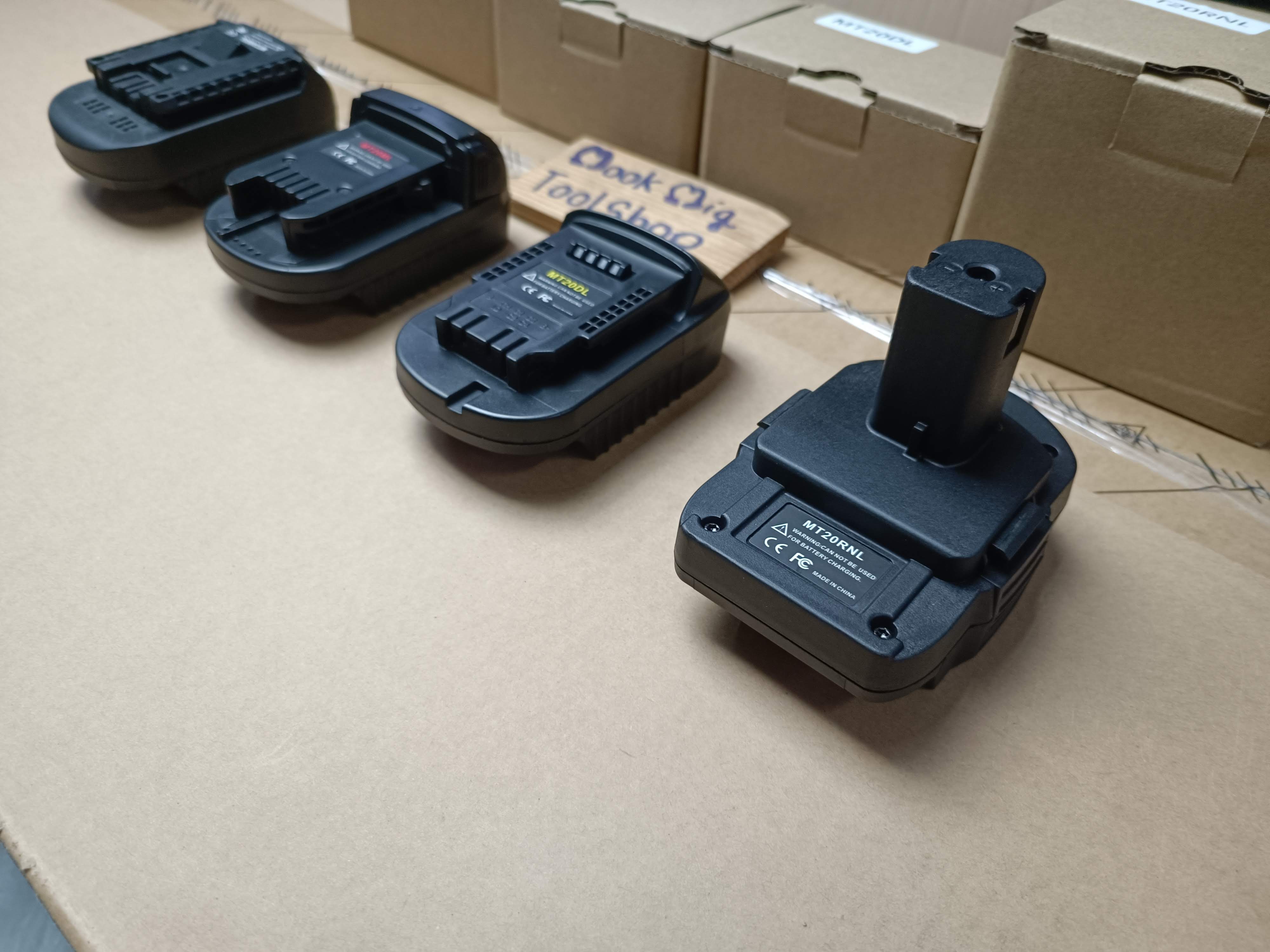 ตัวแปลงแบต Adapter For Makita 18V ให้ใช้กับสว่านยี่ห้อต่าง ดังนี้ Bosch , Milwaukee , Dewalt , Ryobi