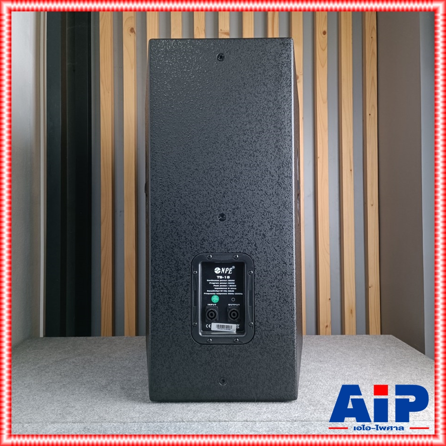 NPE TS-15 ตู้ลำโพง15นิ้ว 2ทาง รุ่นใหม่ ตู้ลำโพง Passive เอ็นพีอี รองรับกำลังขับ 300 วัตต์ TS 15 TS15 เอไอ-ไพศาล