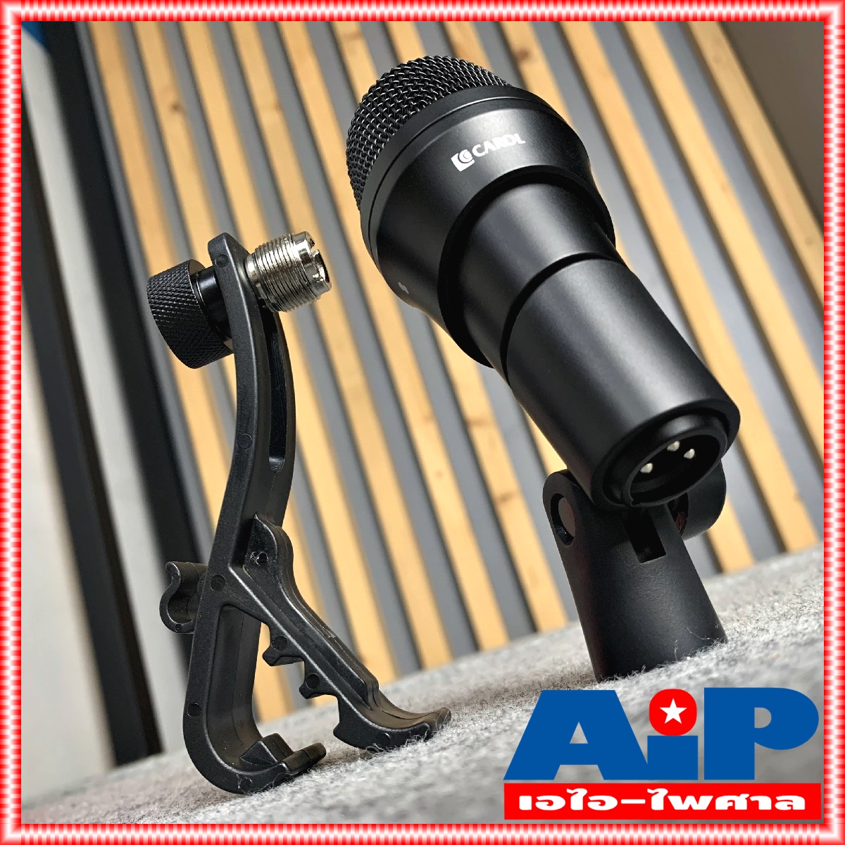 CAROL GO24 ไมค์กระเดื่อง ไมค์กลอง GO-24 ไมค์ ไมค์เครื่องดนตรี ไมค์หนีบกลอง GO 24 mic kick drums bass guitar