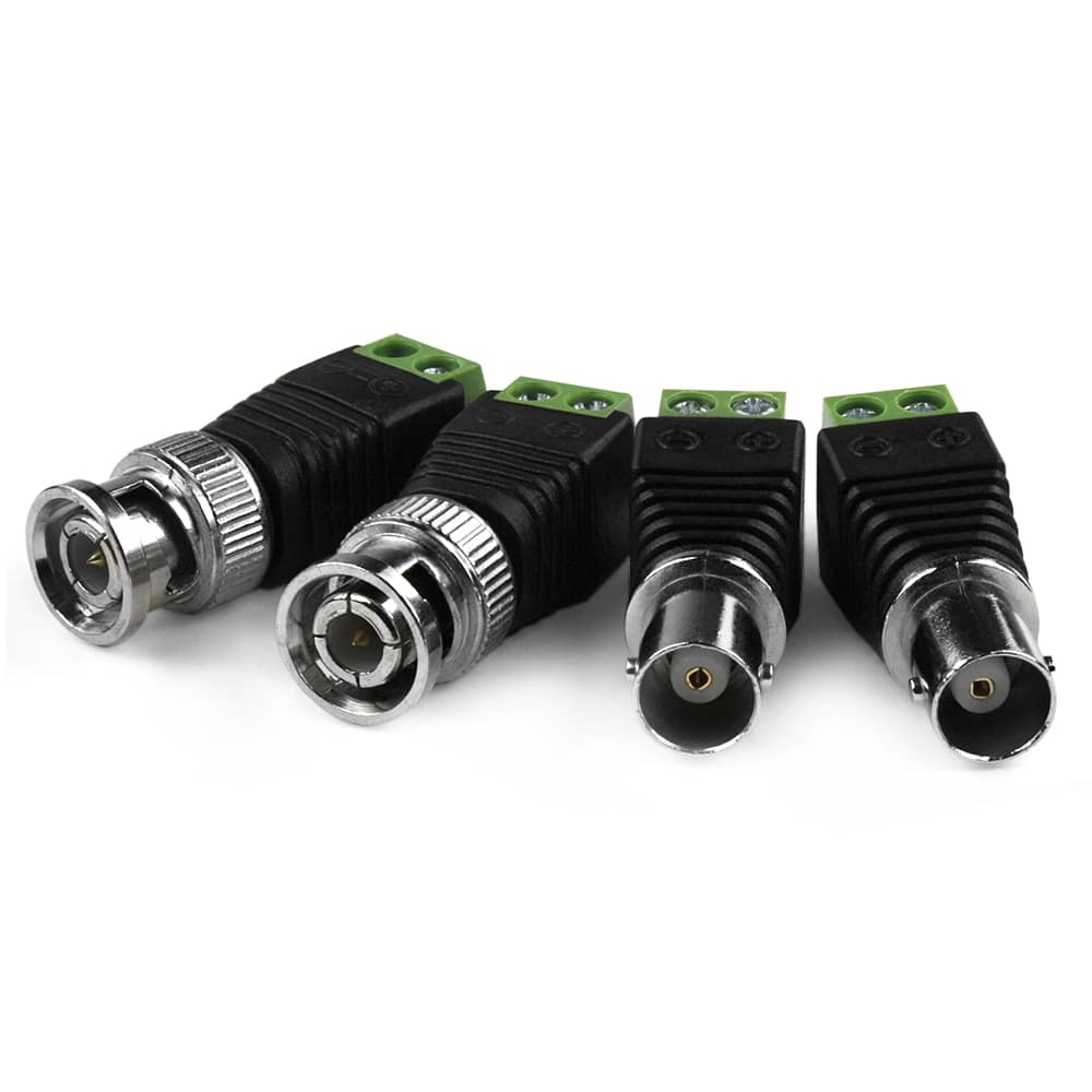 Male and Female BNC with Terminal Screws (2 Pack) - แท้จาก Atlas, USA