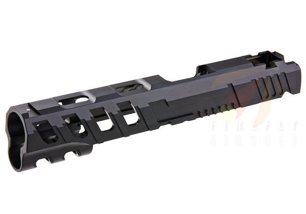 NARCOS AIRSOFT TOKYO MARUI HI CAPA 5.1 GBB SLIDE 'PHANTOM' (CNC ALUMINUM - BLACK)